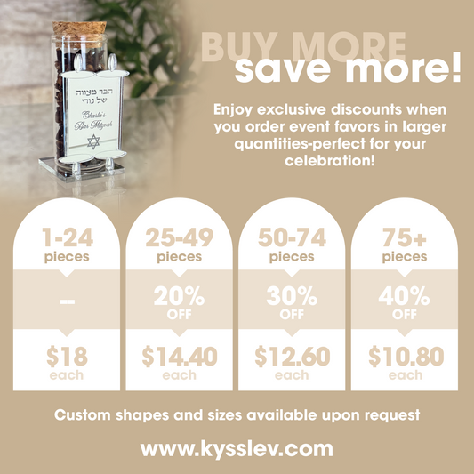 Personalized Torah-Shaped Besamim Holder