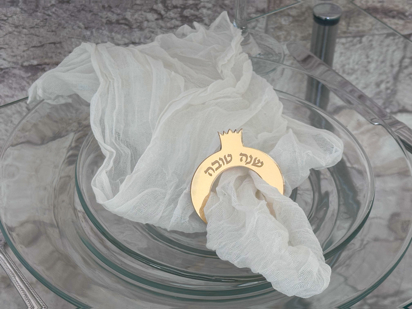 Personalized Pomegranate Napkin Ring
