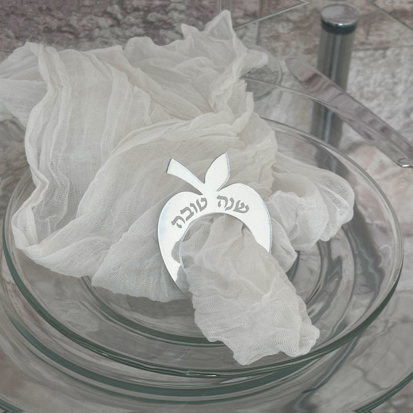 Shana Tova Apple Napkin Ring