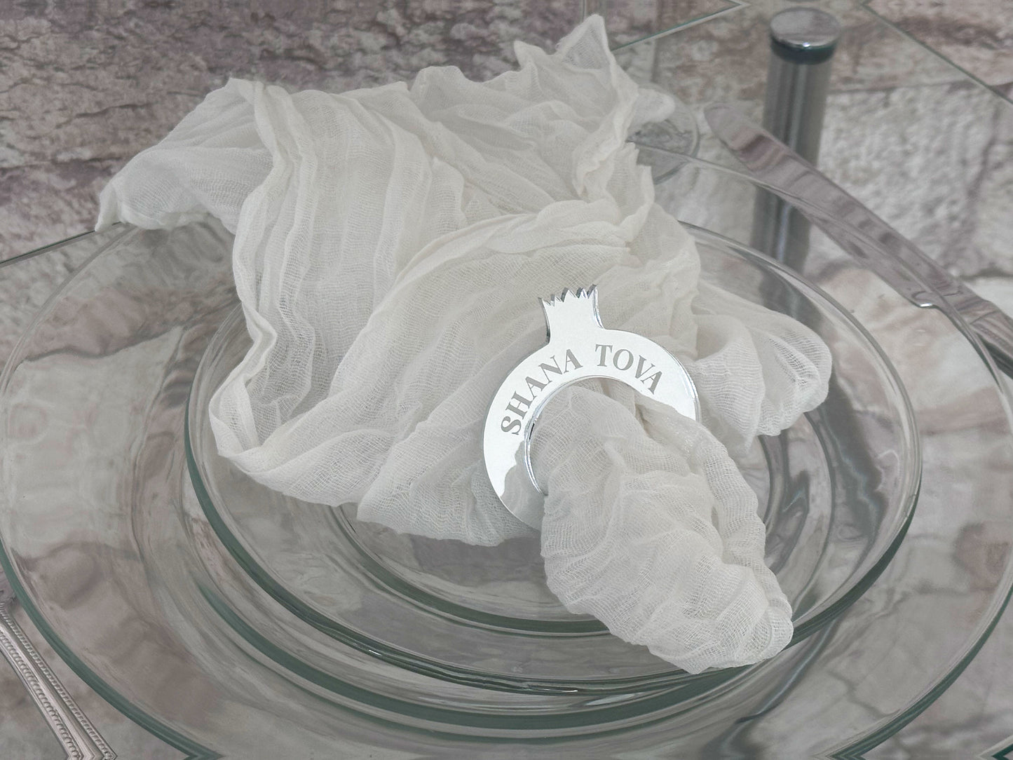 Personalized Pomegranate Napkin Ring