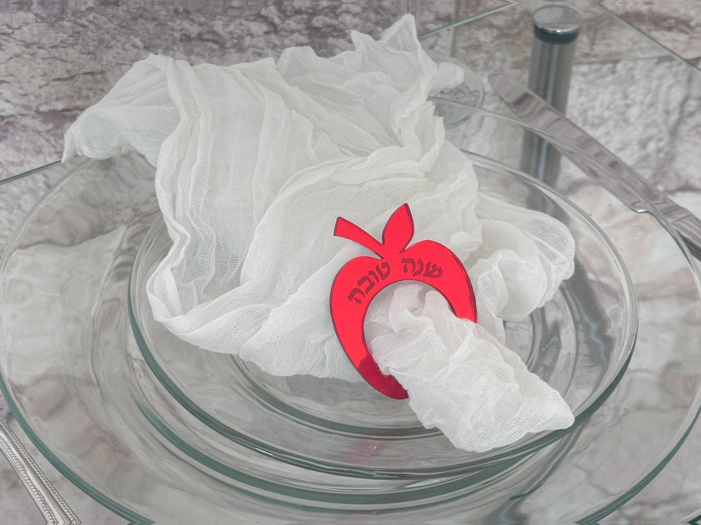 Personalized Apple Napkin Ring