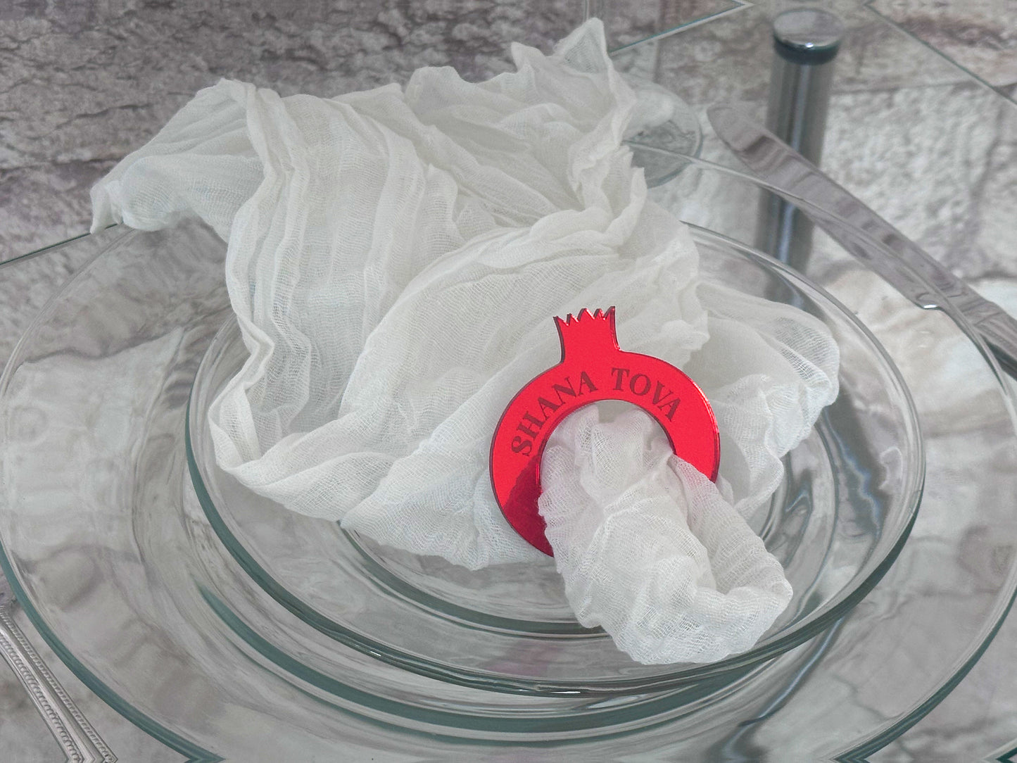 Personalized Pomegranate Napkin Ring