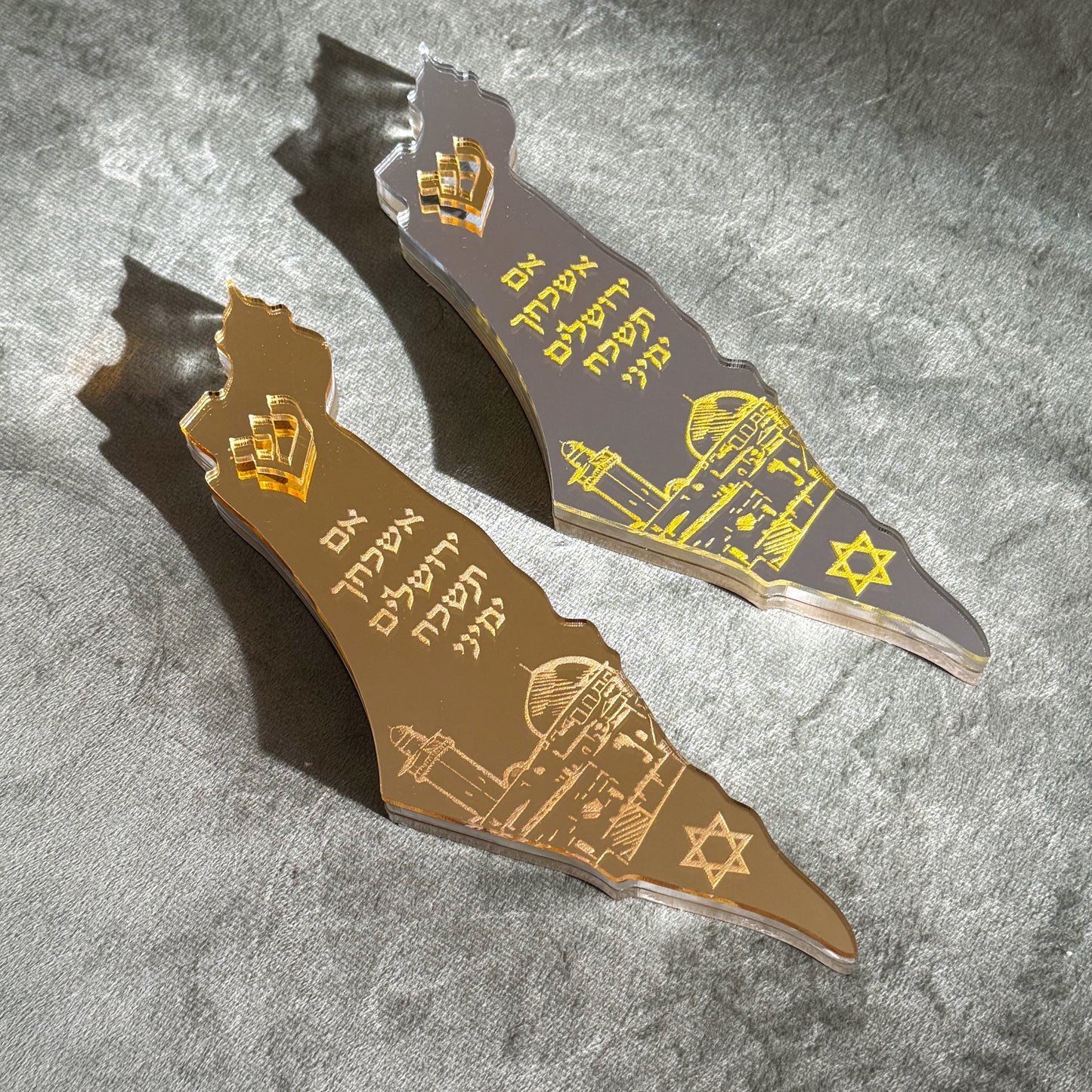 Im Eshkachech Jerusalem Mezuzah