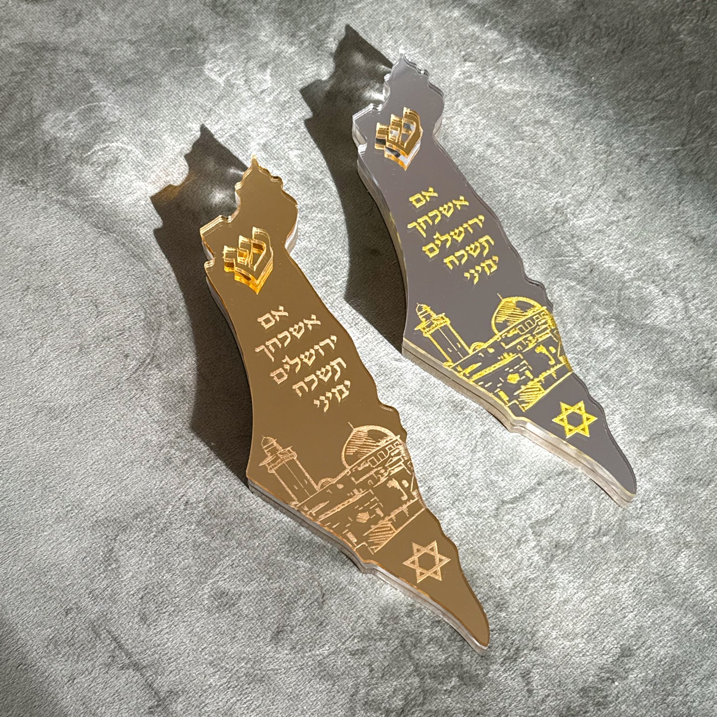 Im Eshkachech Jerusalem Mezuzah