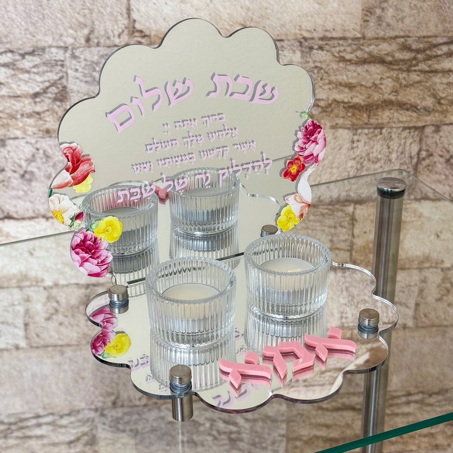 Clamshell Shabbat Candles