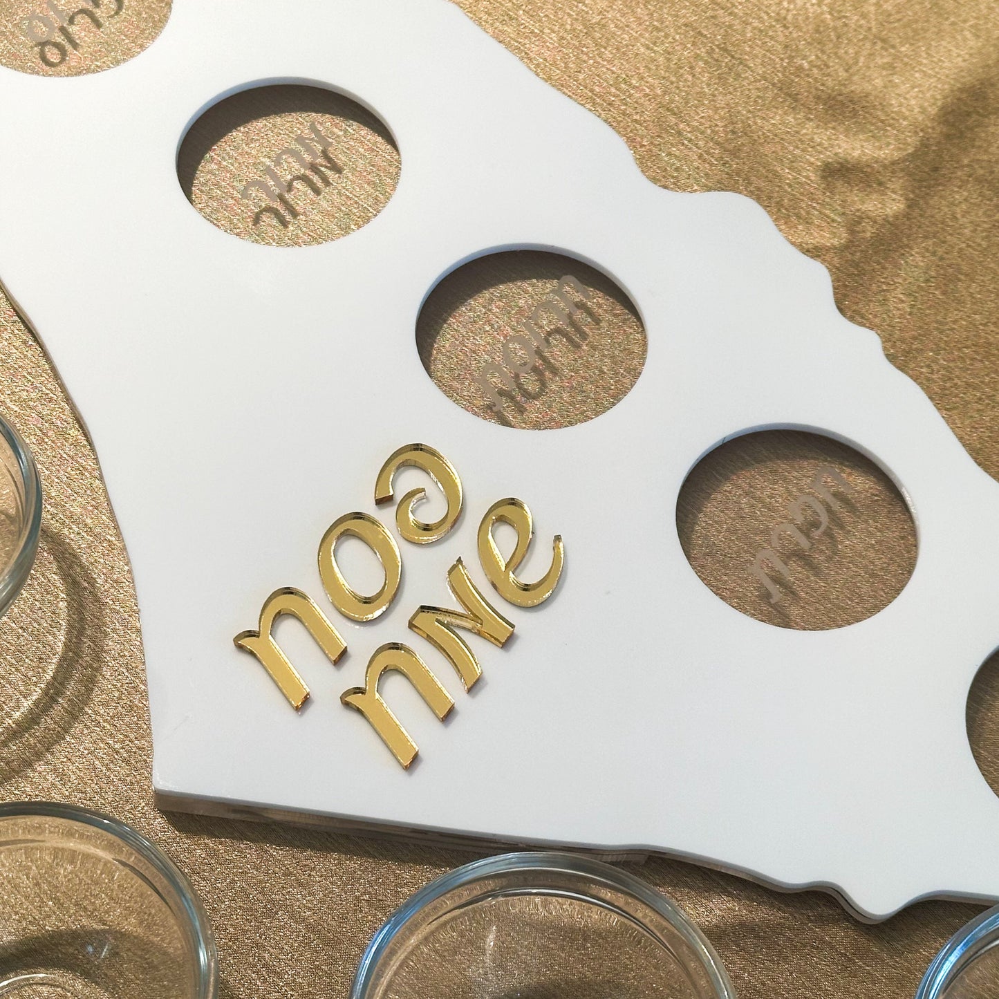 Personalized Israel-Shaped Passover Seder Tray