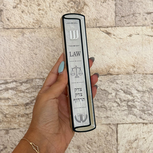 Law Book Mezuzah for Lawyers