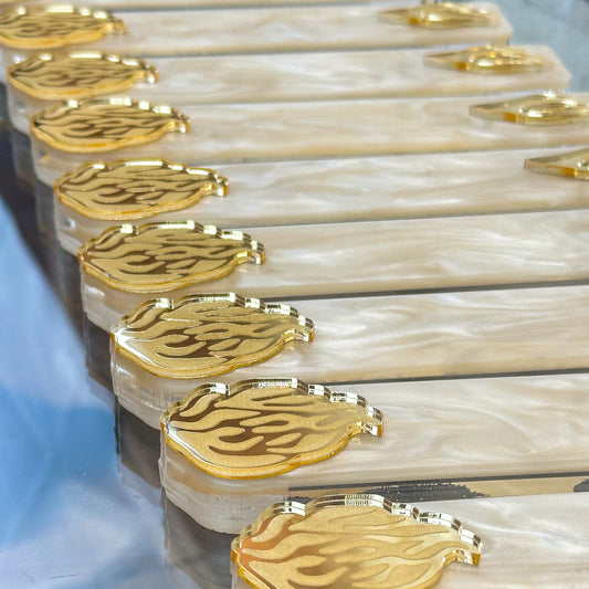 Ha'Esh Sheli Mezuzah - Straight Edge