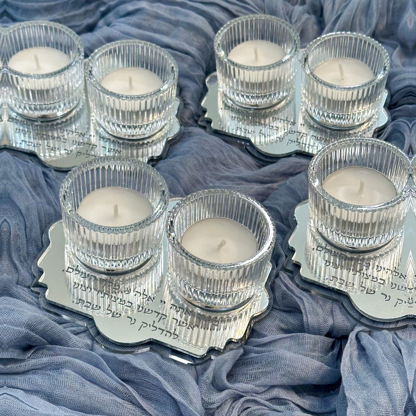 Mini Personalized Shabbat Candle Holder