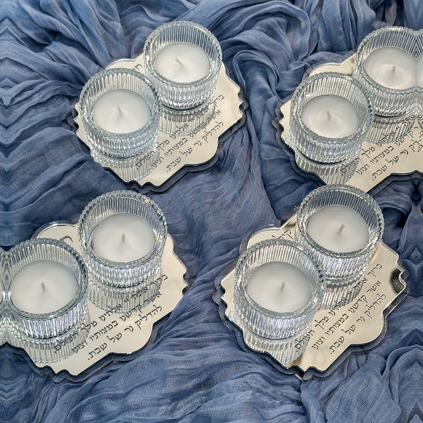 Mini Personalized Shabbat Candle Holder