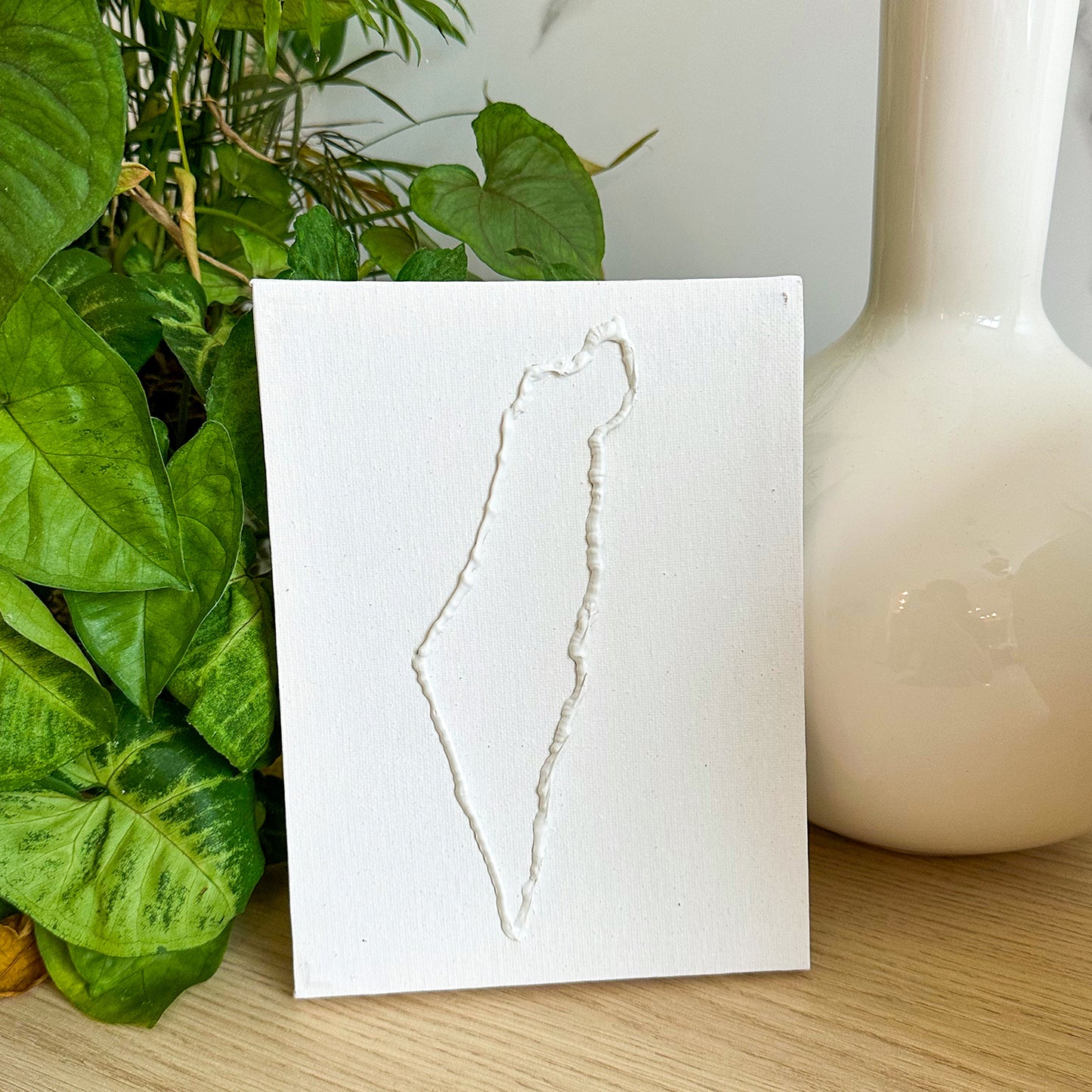 Israel Textured Canvas 8x10"