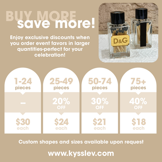 Luxury Inspired Perfume Matches Holder