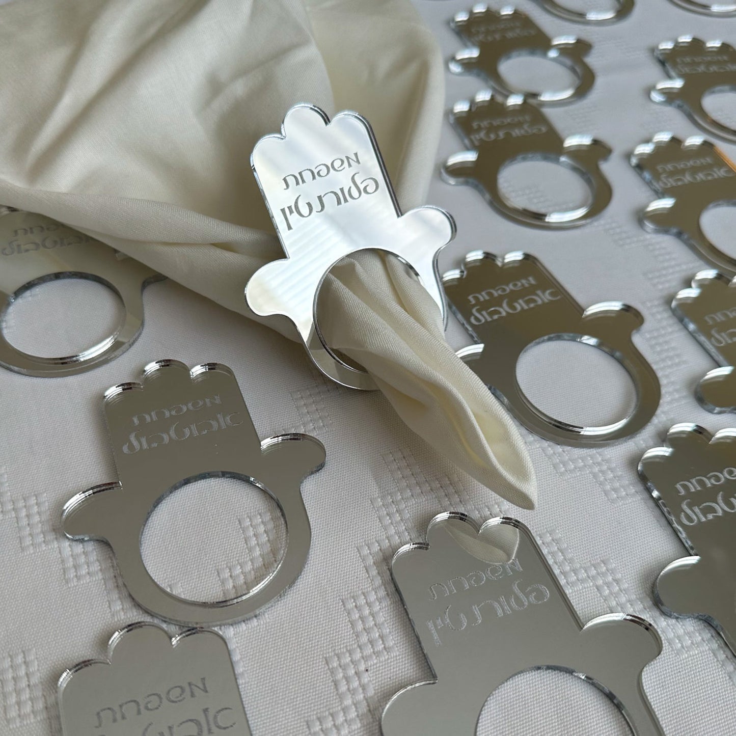 Personalized Hamsa Napkin Ring