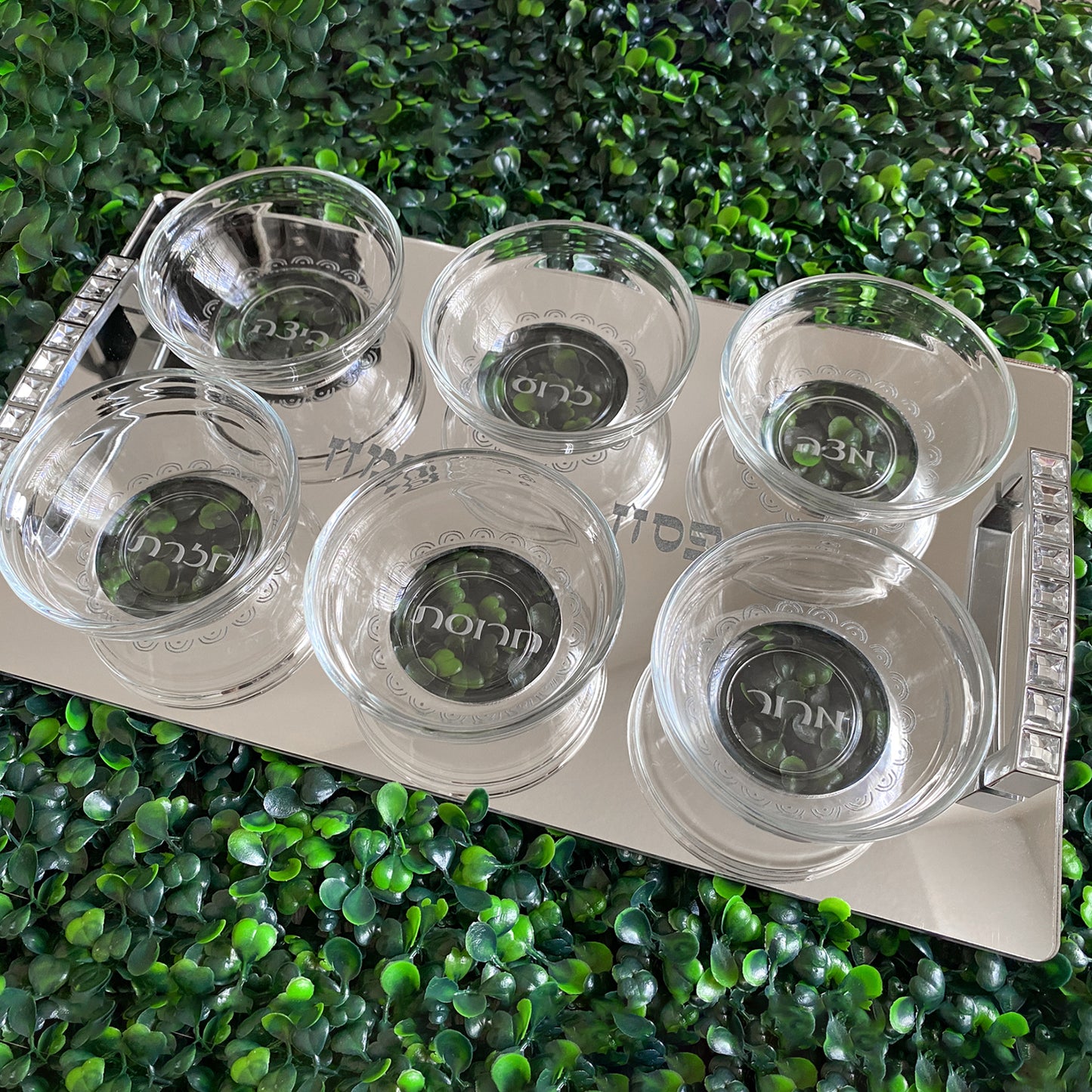 Acrylic Passover Seder Tray