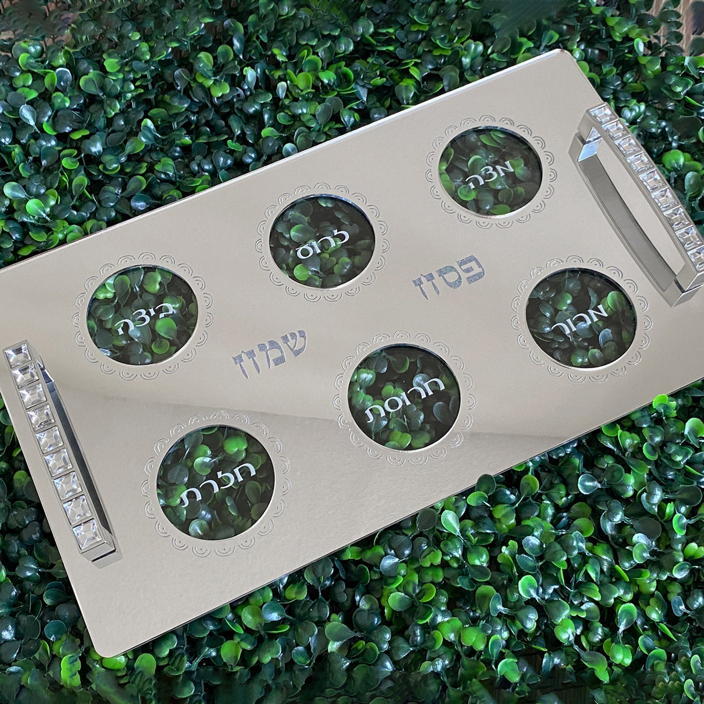 Acrylic Passover Seder Tray