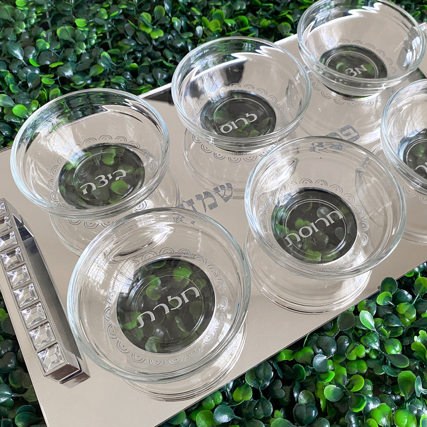 Acrylic Passover Seder Tray