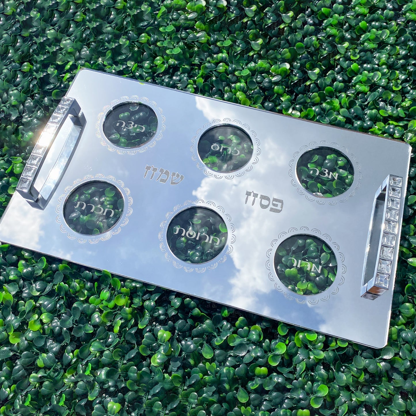 Acrylic Passover Seder Tray