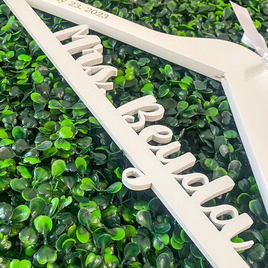 Personalized Wedding Dress Hanger