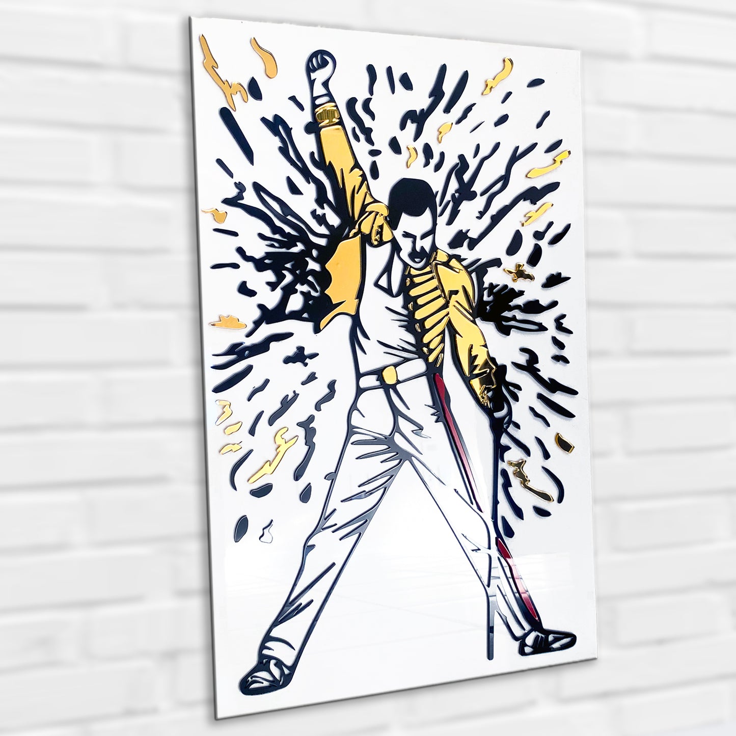 Freddie Mercury 3D Acrylic Wall Art