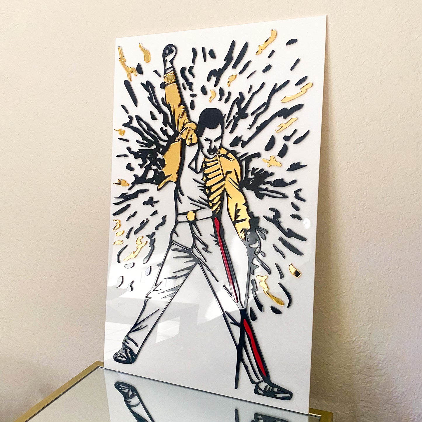 Freddie Mercury 3D Acrylic Wall Art
