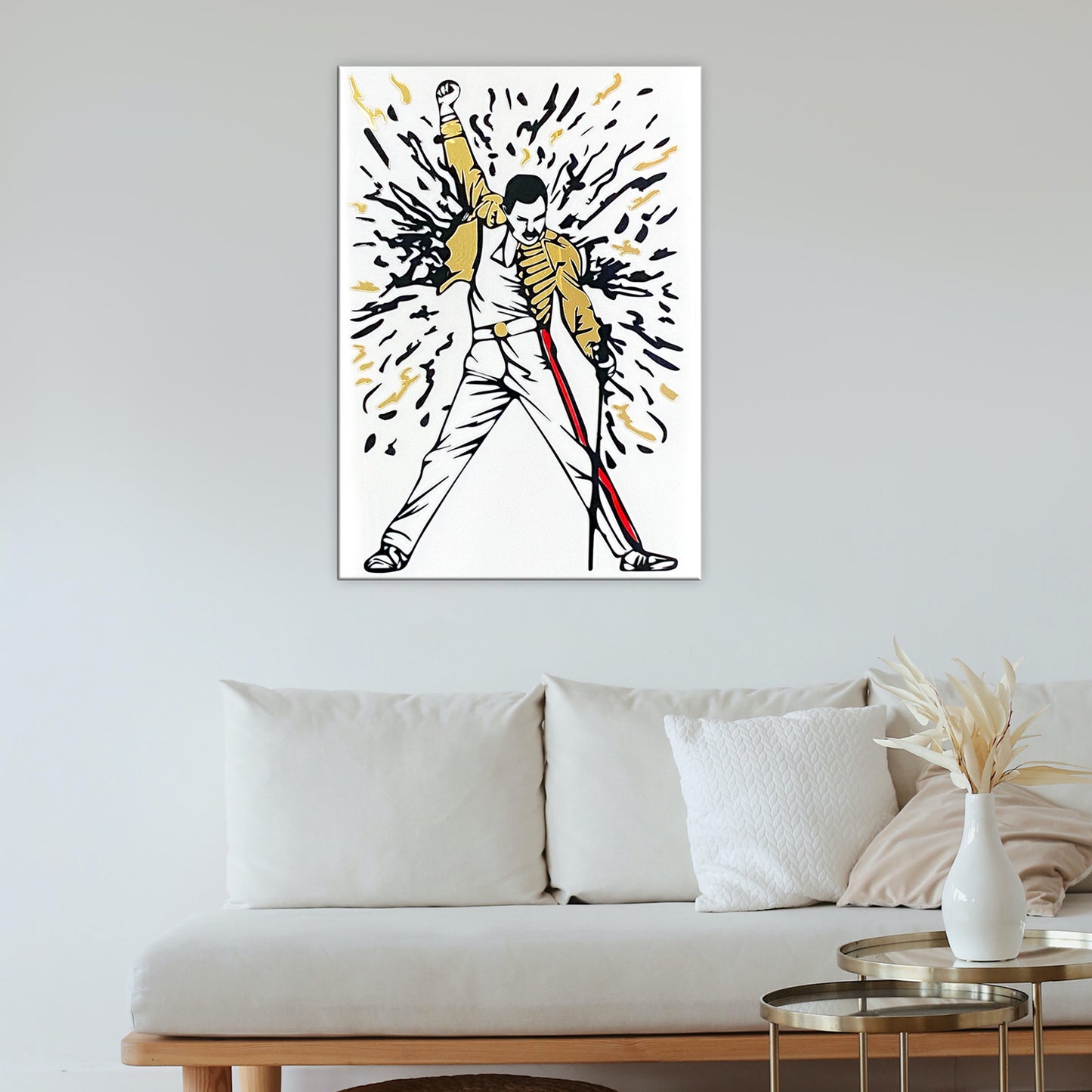 Freddie Mercury 3D Acrylic Wall Art