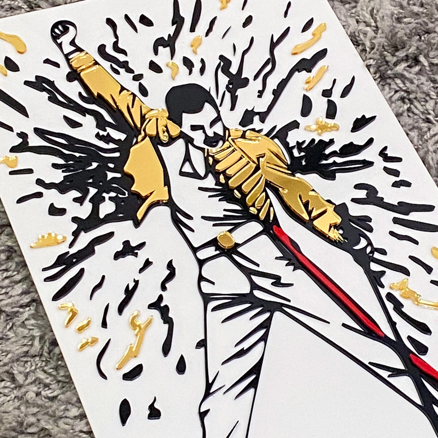 Freddie Mercury 3D Acrylic Wall Art