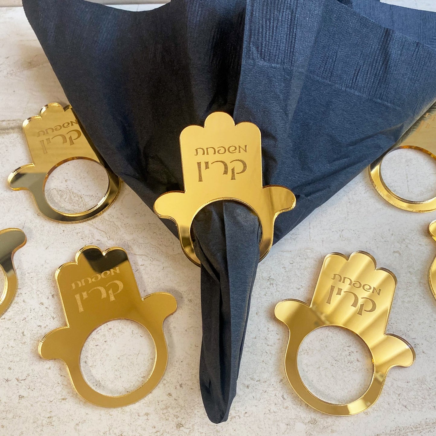 Personalized Hamsa Napkin Ring
