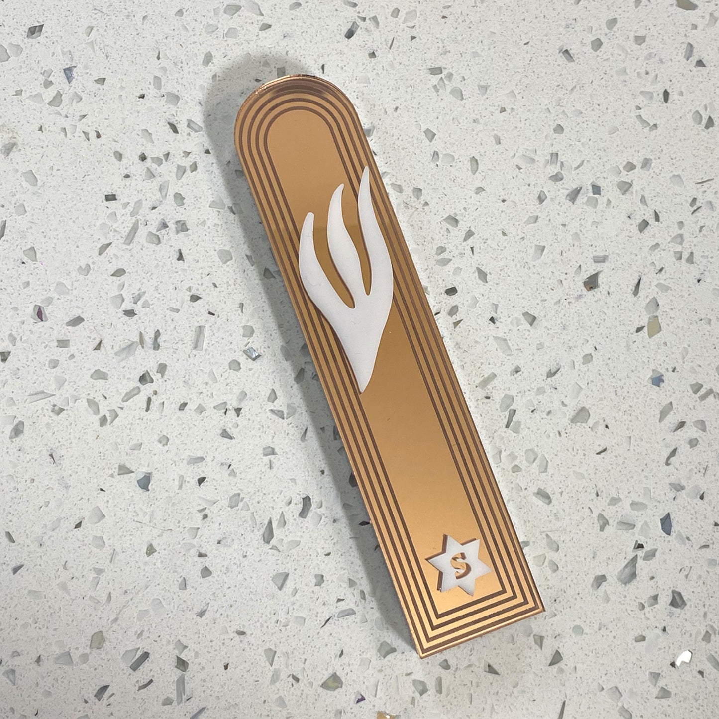 Personalized Arch Mezuzah Case