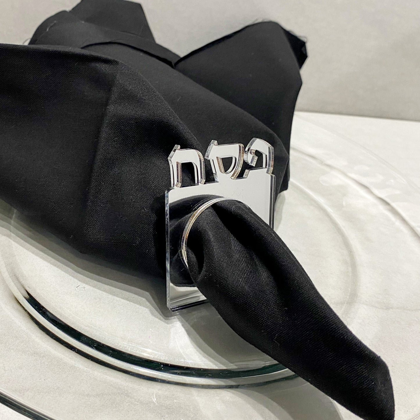 Acrylic Pesach Napkin Ring