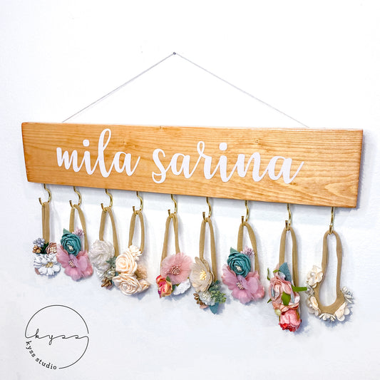 Personalized Headband Organizer