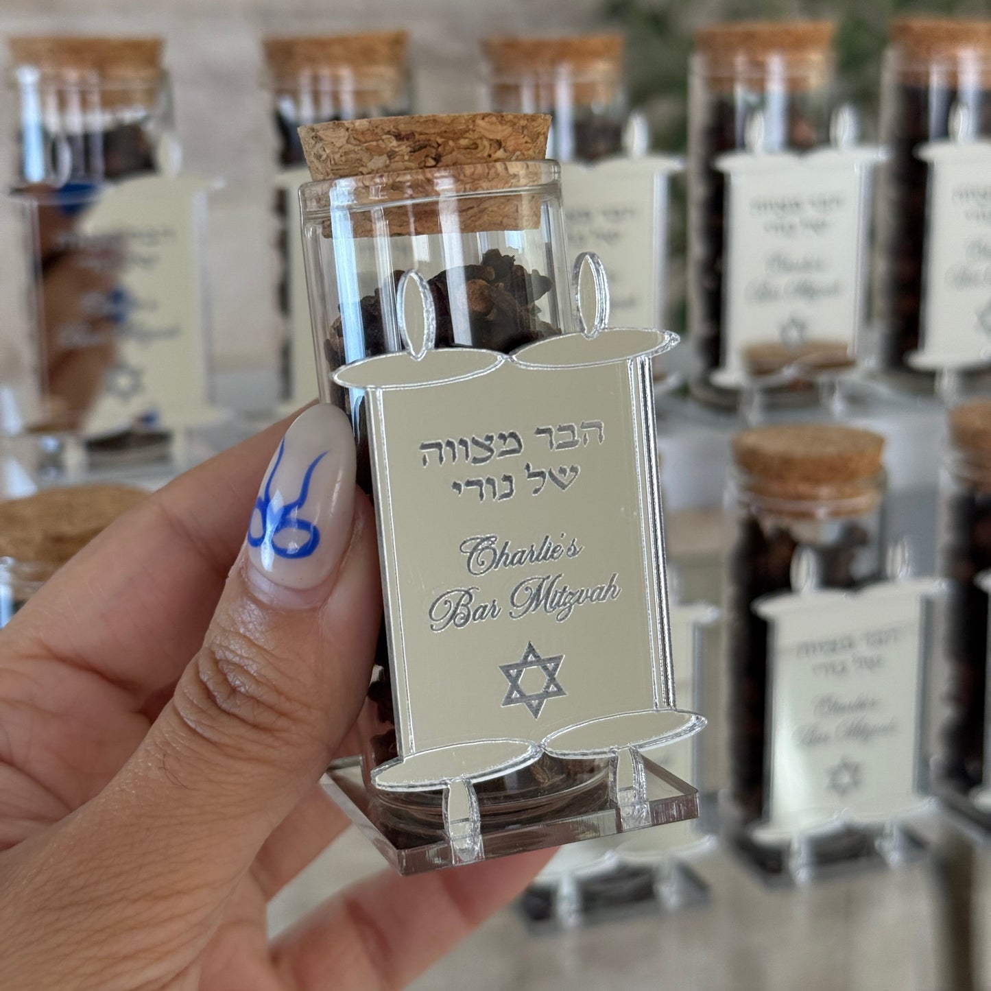 Personalized Torah-Shaped Besamim Holder