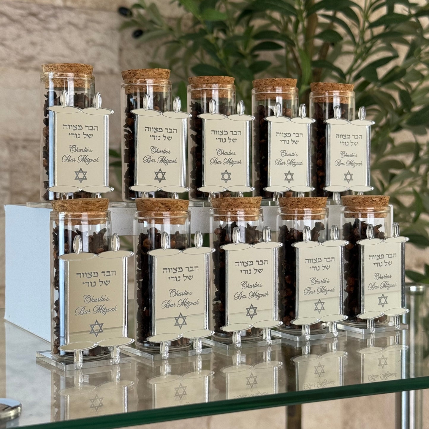 Personalized Torah-Shaped Besamim Holder