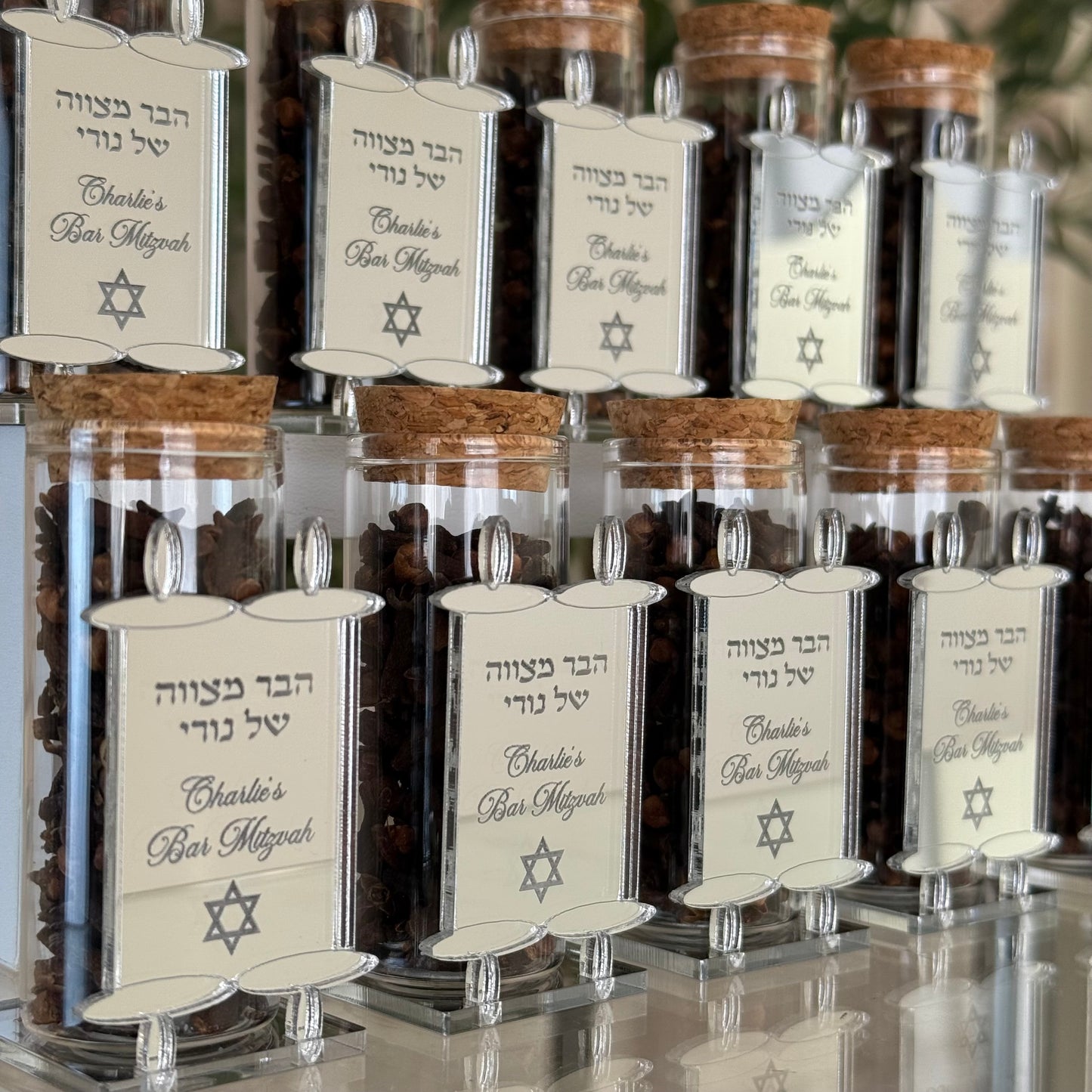 Personalized Torah-Shaped Besamim Holder