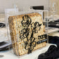 Personalized Floral Matzah Box