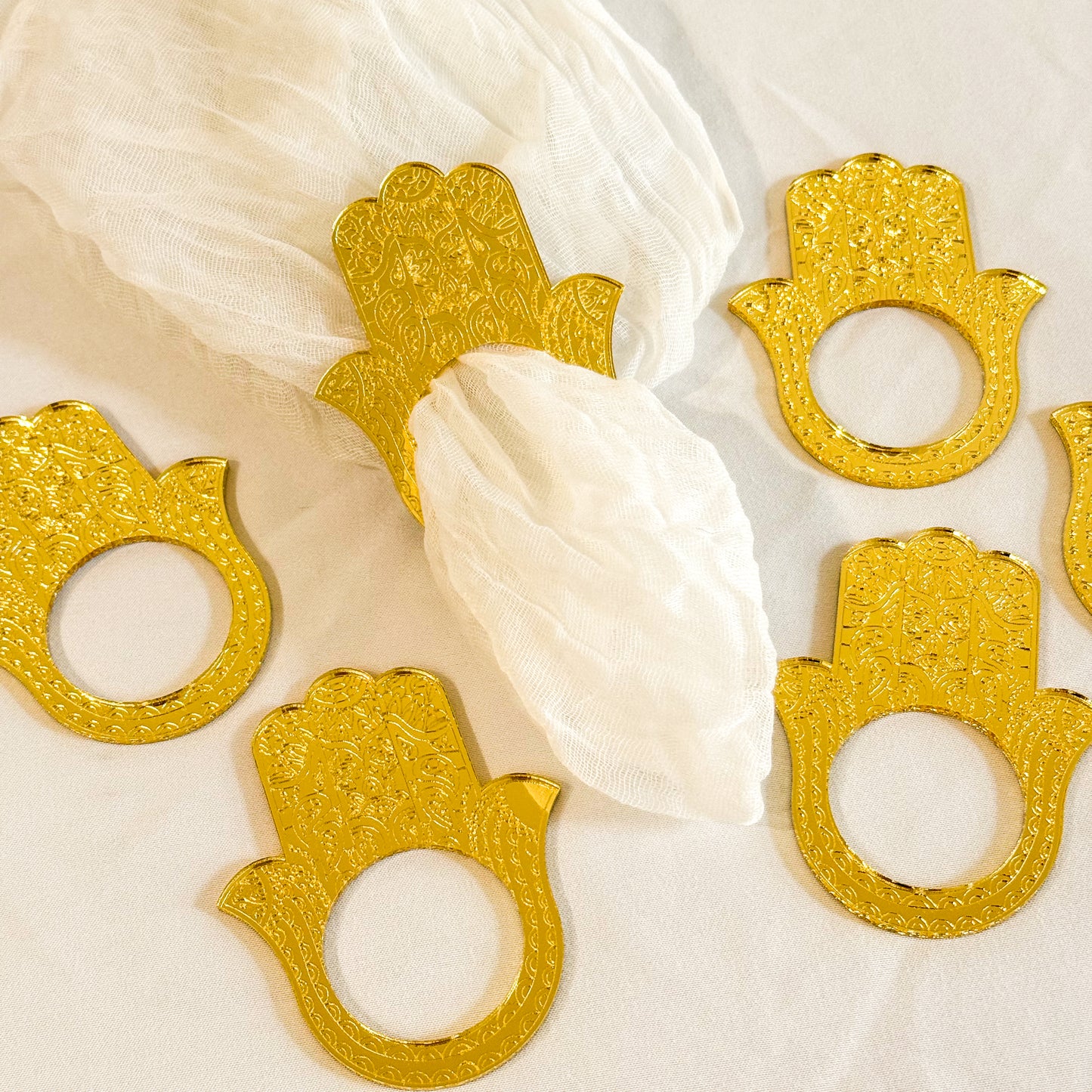 Hamsa Napkin Ring