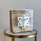 Personalized Magen David Matzah Box