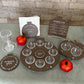 Personalized Rimon Simanim Plate- Walnut Wood