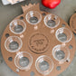 Personalized Rimon Simanim Plate- Bronze Mirror Acrylic