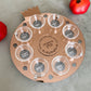 Personalized Rimon Simanim Plate- Bronze Mirror Acrylic