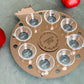 Personalized Rimon Simanim Plate- Bronze Mirror Acrylic