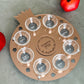 Personalized Rimon Simanim Plate- Bronze Mirror Acrylic