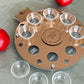 Personalized Rimon Simanim Plate- Bronze Mirror Acrylic