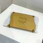 Personalized Matzah-Edge Matzah Tray (White/Gold)