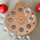Personalized Rimon Simanim Plate- Bronze Mirror Acrylic