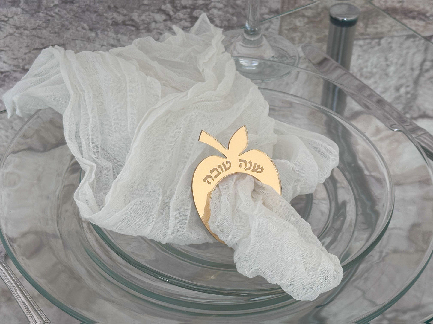 Shana Tova Apple Napkin Ring