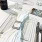 Personalized Matzah-Edge Napkin Rings (Silver)