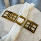 Personalized Matzah-Edge Napkin Rings (Gold)