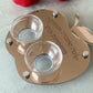Personalized Apple & Honey Dish – Bronze Mirror Acrylic