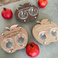 Personalized Apple & Honey Dish – Matte Mocha Acrylic
