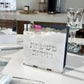 Personalized Matzah-Edge Napkin Holder (White/Silver)